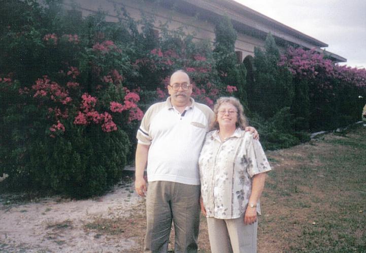 pappy n paula 1999 in front of church